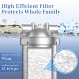 OM-UF03 Whole House Water Filter & OM-UF03 Replacement Filter (2 Filters Included)