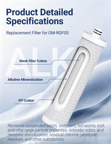 Replacement Cartridge for Reverse Osmosis System OM-ROF05, 1 Pack