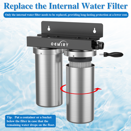 Replacement Cartridge Carbon Filter for Whole House Water Filter OM-UF04, 1 Pack