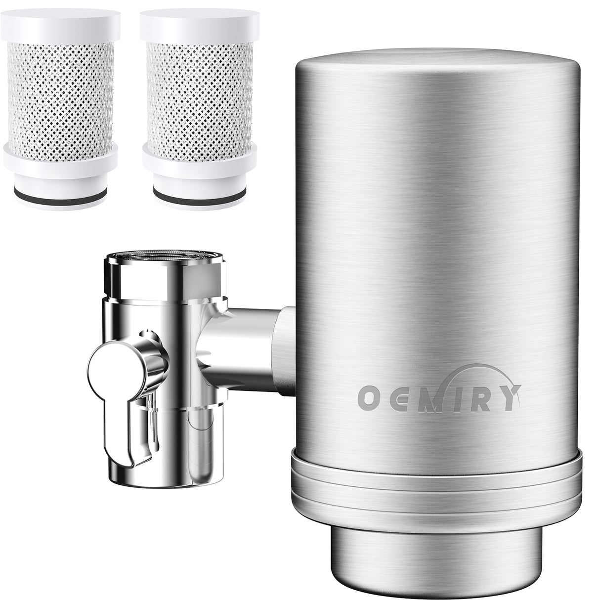 OEMIRY NSF/ANSI 42 Certified Faucet Water Filter WF-01(2 Filters Included)