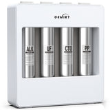 0.01μm Ultra Filtration Under Sink Water Filter, Tankless Alkaline Remineralization 4-Stage Water Filtration System with Faucet, Remove 99.99% Contaminants, Chlorine, Fluoride, Odor & Bad Taste